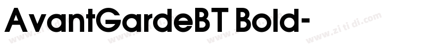 AvantGardeBT Bold字体转换 AvantGardeBT Bold字体转换